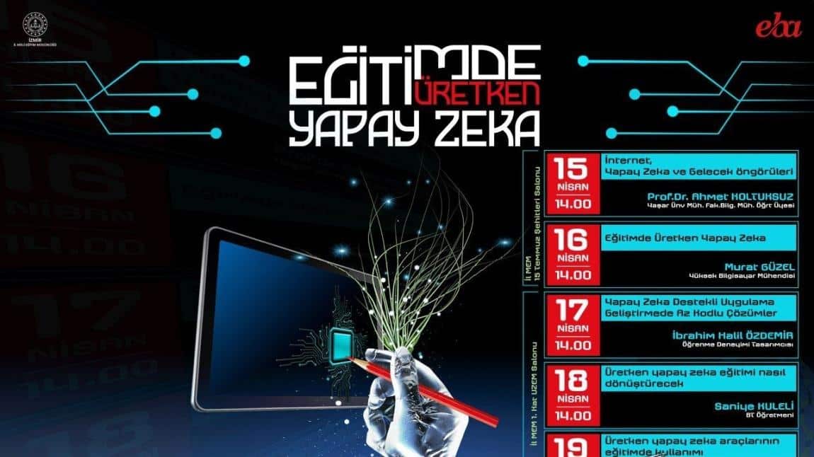 2024 İzmir İnternet Haftası Etkinlikleri-EĞİTİMDE ÜRETKEN YAPAY ZEKA